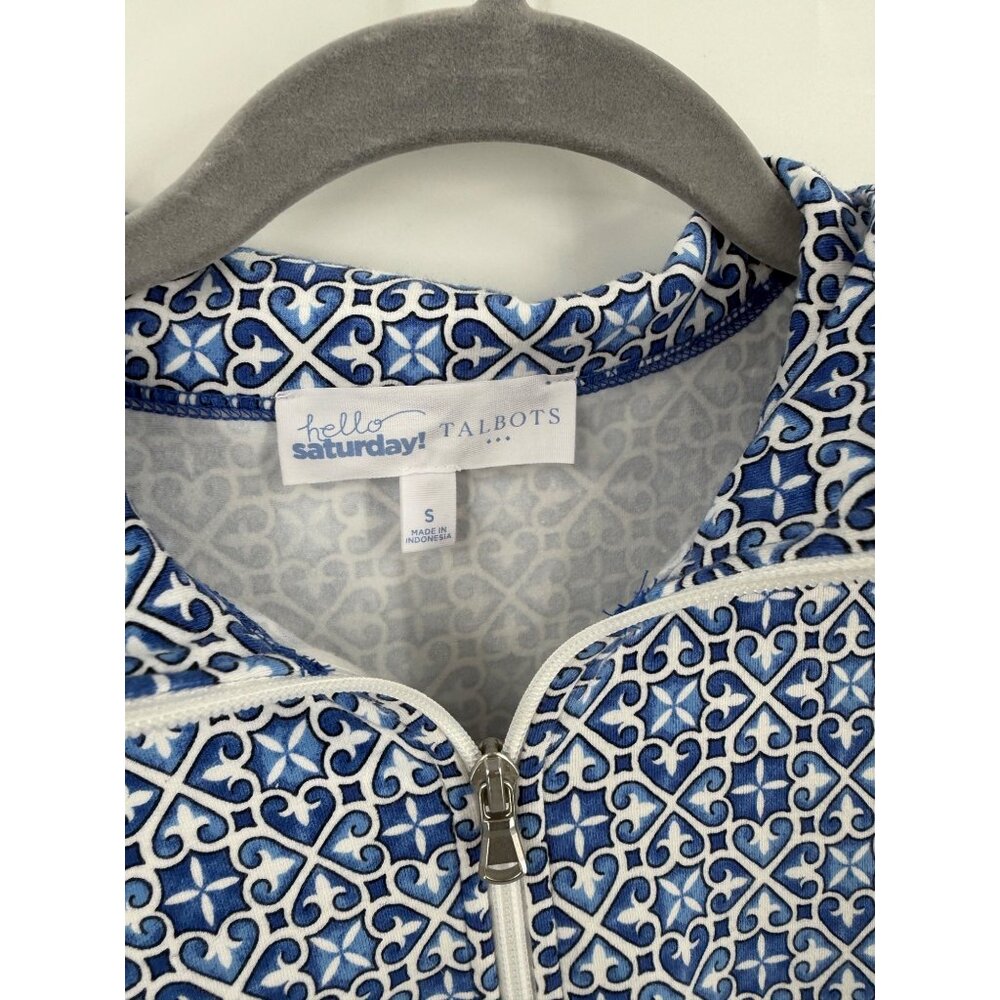 Talbots Womens Performance Interlock Full Zip Jac… - image 2